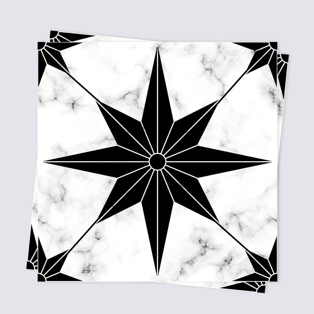 SARAH HOLDEN Tile Stickers Marble Astral Tile Sticker - Star Pattern - TS-005-02