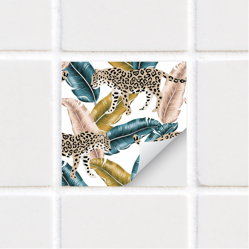 SARAH HOLDEN Tile Stickers Tile Stickers - Luxe Leopard - TS-001-02