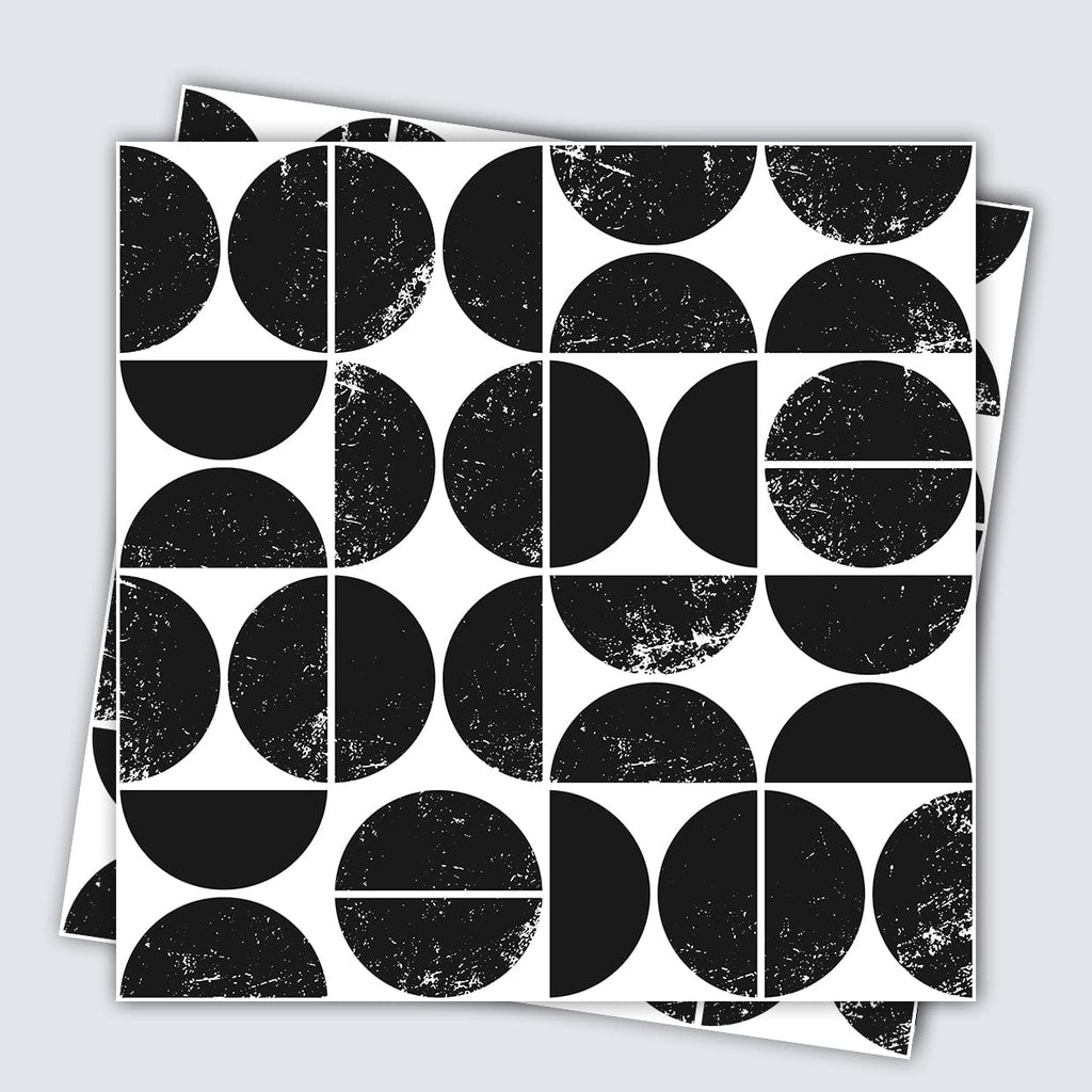 SARAH HOLDEN Tile Stickers Tile Stickers - Retro Black & White - TS-003-08