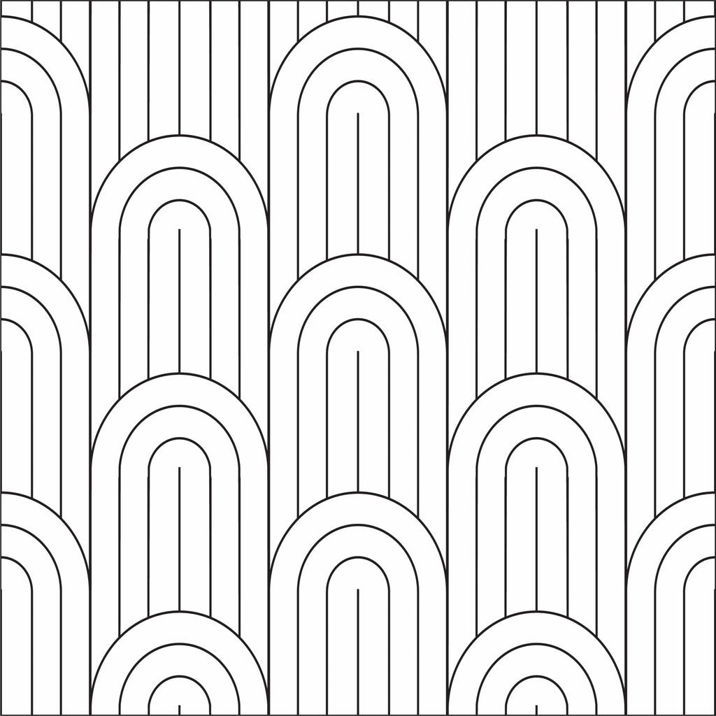 SARAH HOLDEN Tile Stickers Tile Stickers -Retro Rainbow - TS-003-09