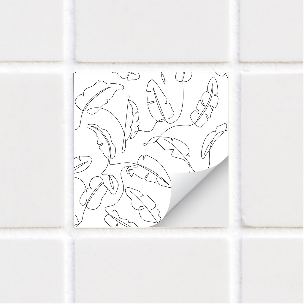 Tile Stickers - Abstract Leaves - TS-002-03