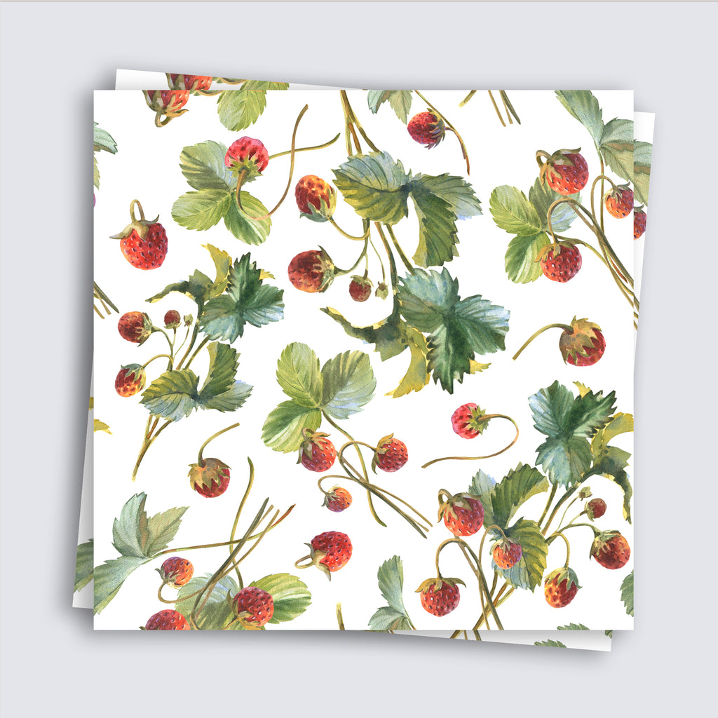 Strawberry Vintage Tile Sticker - TS-002-24