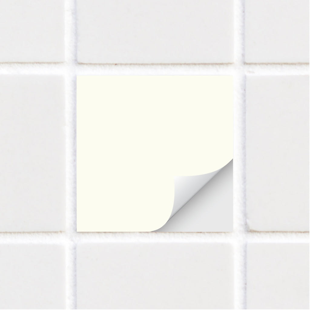 Tile Sticker - Cream with Yellow Undertone - TS-P-10