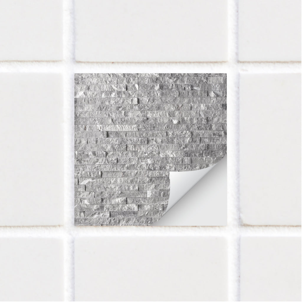 Tile Stickers - Grey Brick - TS-003-50