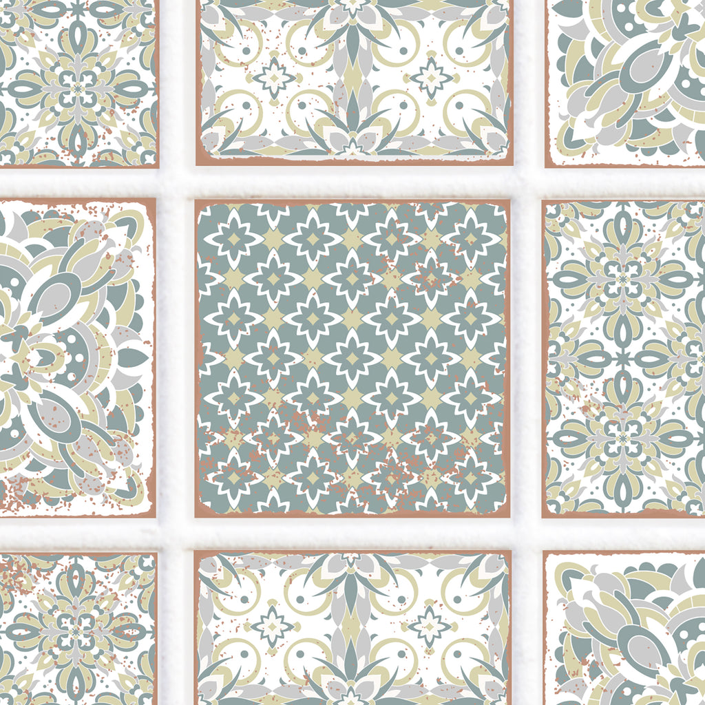 Tile Stickers - Azulejos Tile Decals - TS-007-03