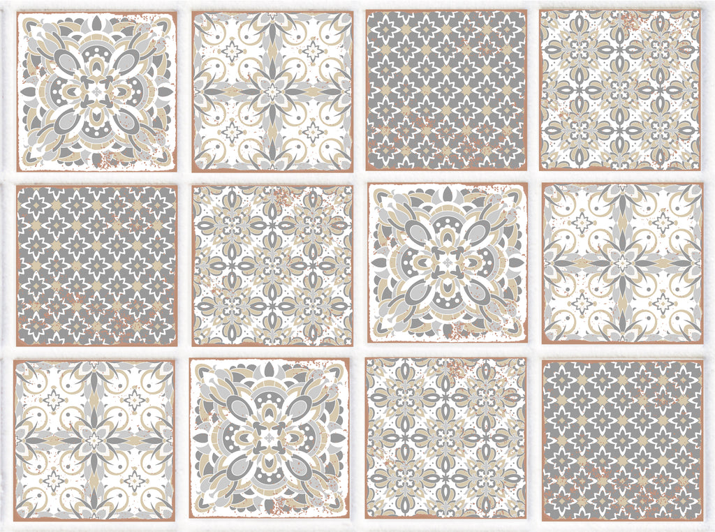 Tile Stickers - Azulejos Tile Decals - TS-007-02