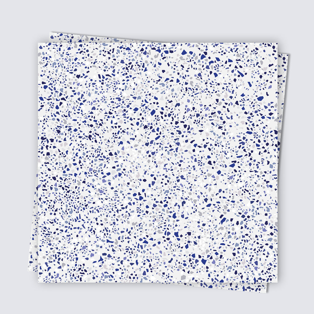 Terrazzo Tile Stickers - Blue - TS-004-06