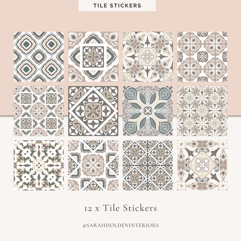 Tile Stickers - Azulejos Tile Decals - TS-007-01