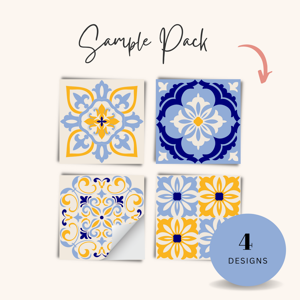 Tile Stickers - Azulejos Tile Decals - TS-007-07