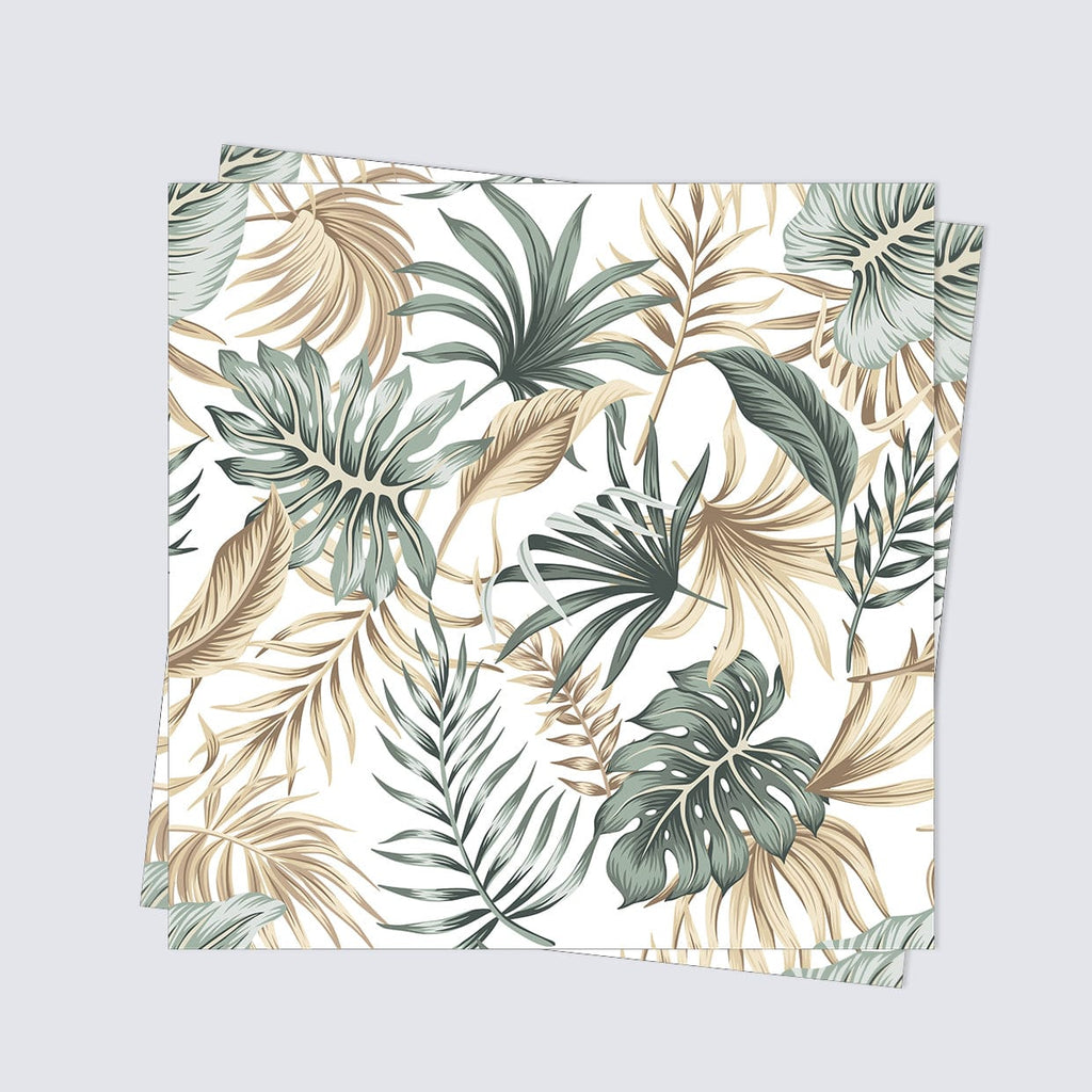 SARAH HOLDEN Tile Stickers Tile Stickers - Gold Leaf - TS-002-04 Luxury Tile Stickers - Leaf Prints - Bespoke Designs