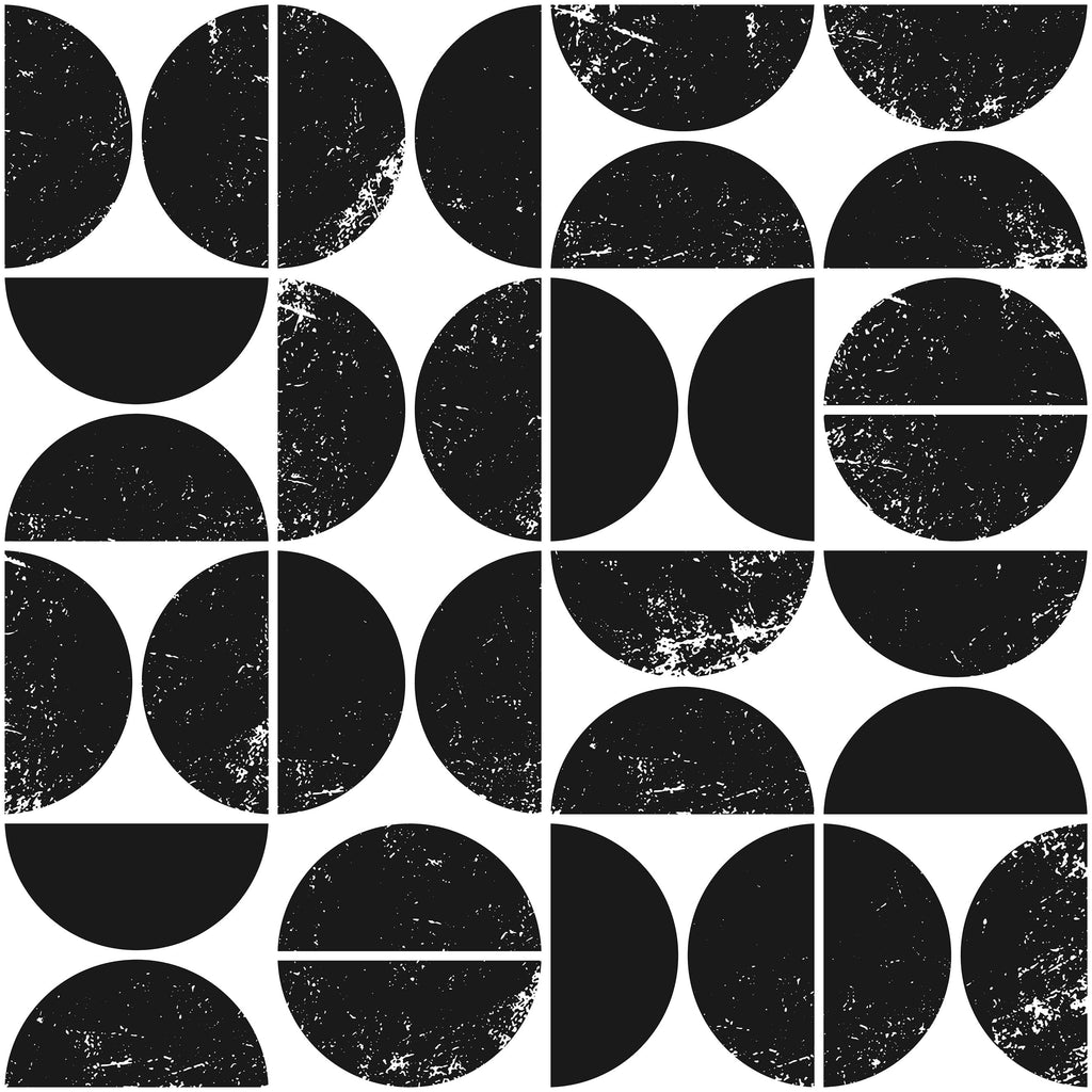 SARAH HOLDEN Tile Stickers Tile Stickers - Retro Black & White - TS-003-08