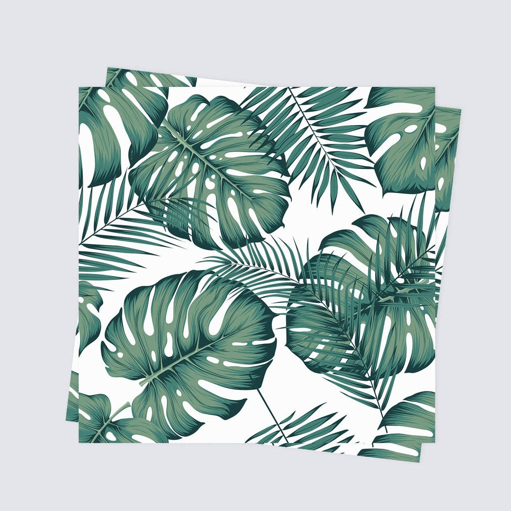 SARAH HOLDEN Tile Stickers Tile Stickers - Tropical Paradise - TS-002-02 Luxury Tile Stickers - Leaf Prints - Bespoke Designs