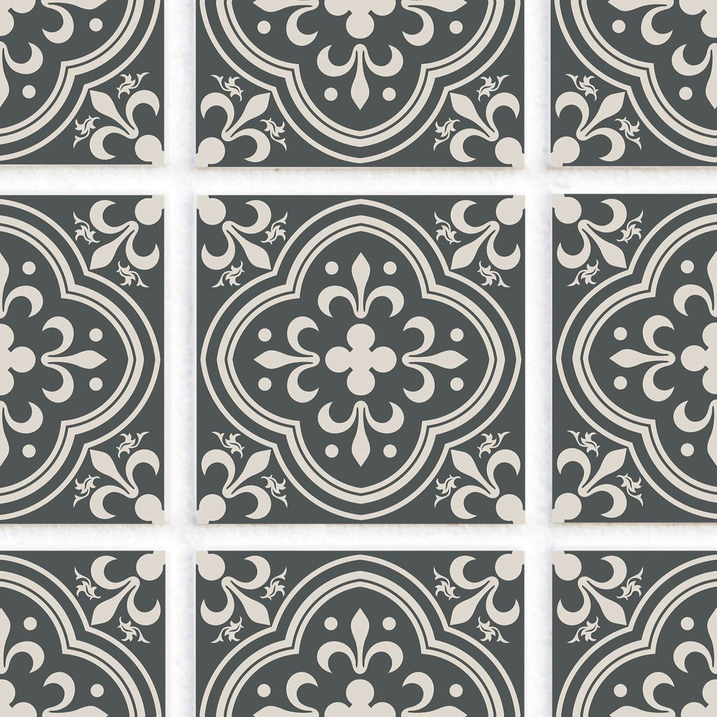 SARAH HOLDEN Tile Stickers Tile Stickers - Vintage Grey - TS-003-14