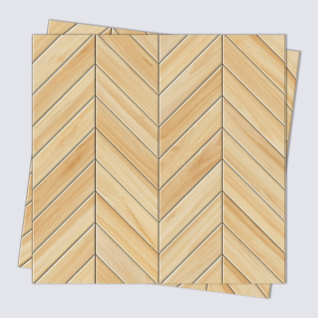 SARAH HOLDEN Tile Stickers Tile Stickers - Wood Effect Herringbone - TS-003-13 Luxury Tile Stickers - Herringbone - Bespoke Designs